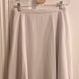Uniqlo Cream A-Line Skirt Uniqlo